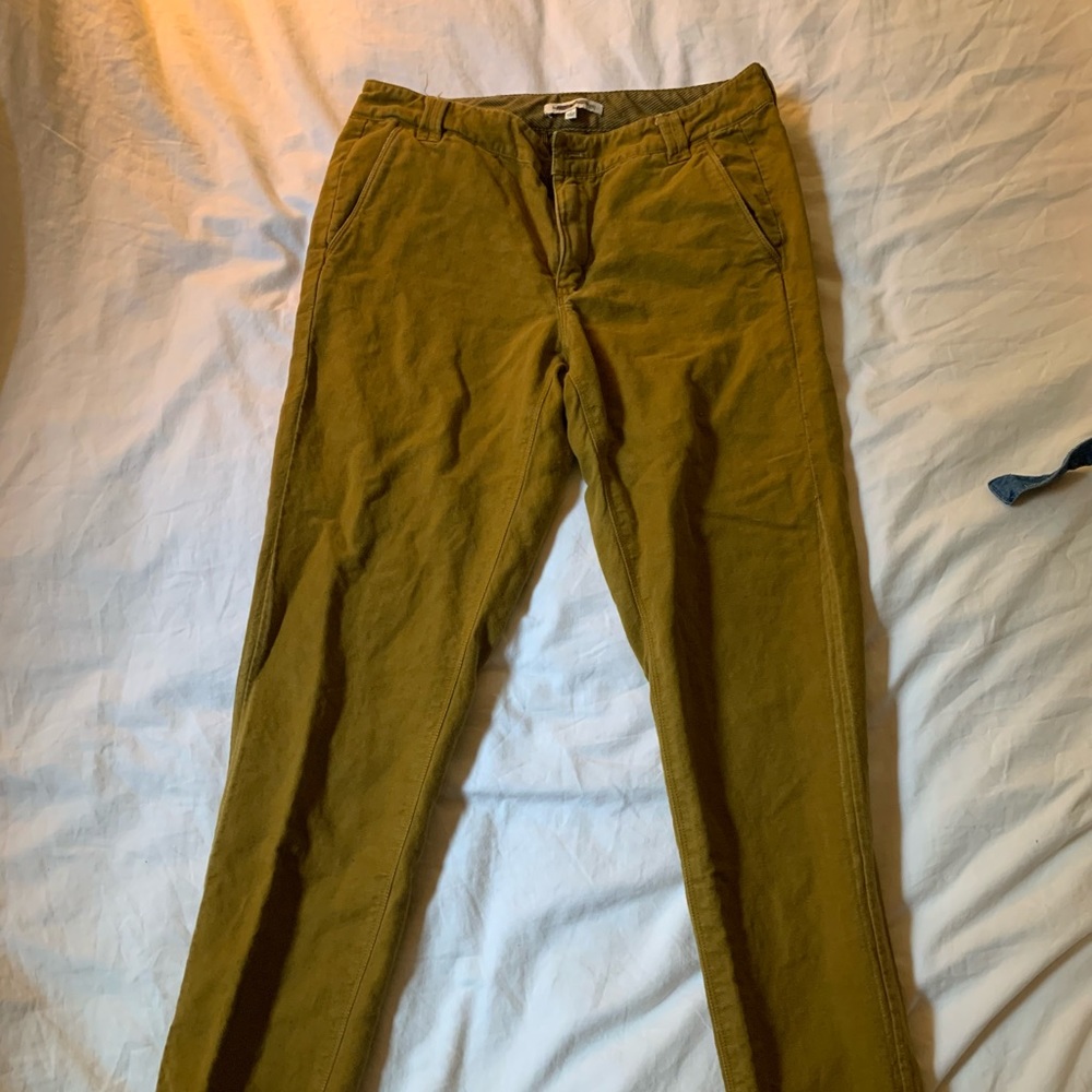 Mustard Linen blend Pants 4